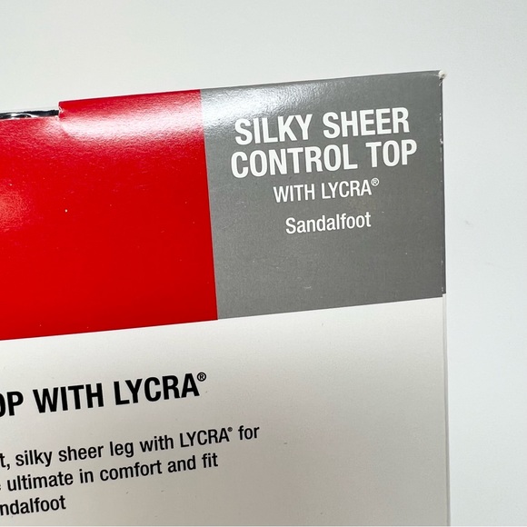 NWT Fashion Bug Navy Control Top Size B Silky Sheer Sandal Foot Bundle of 3 - Picture 4 of 6